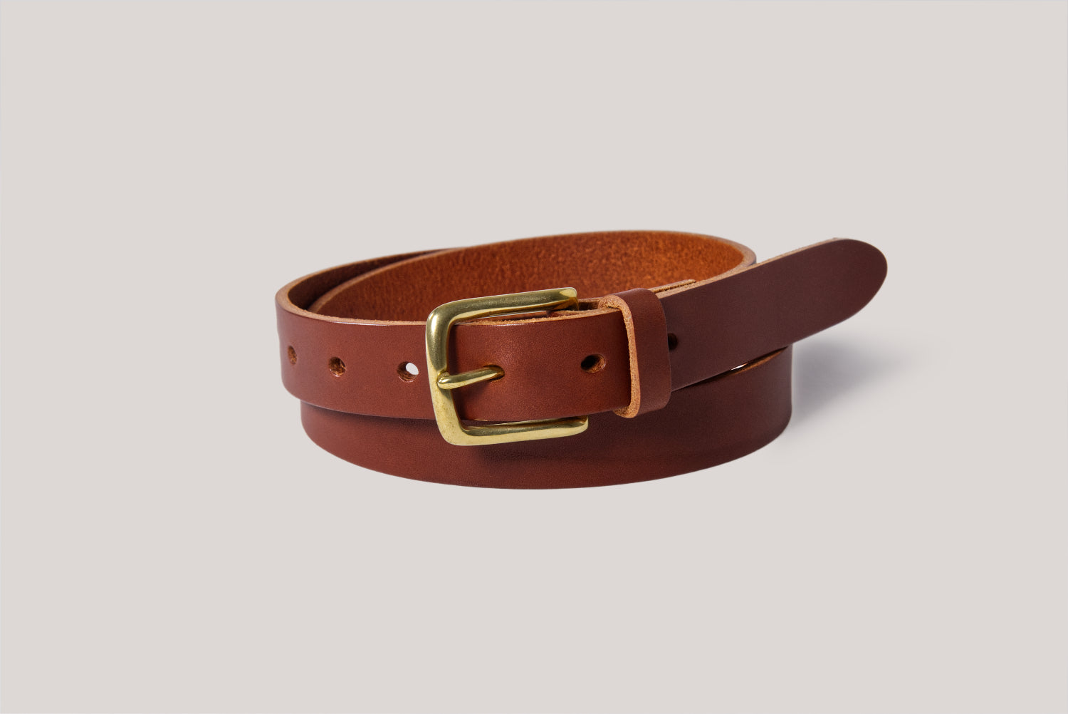 1 Inch Wide Tan Leather Belt